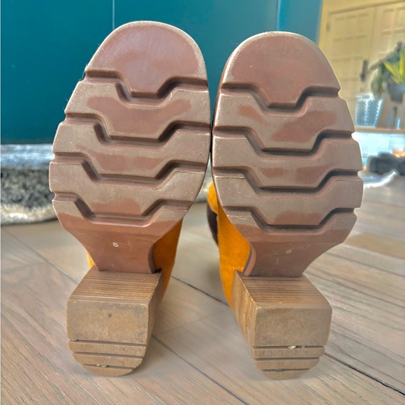 Vintage Havana Bayton-Chestnut chunky heel boot - Picture 6 of 7